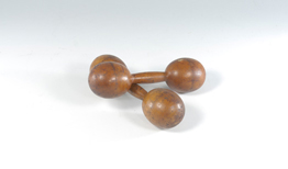 Victorian wooden barbells