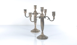 set of candelabras