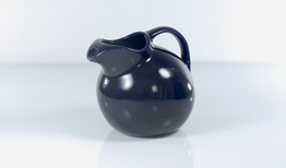 Hall China Co. Ball pitcher with ice lip in cobalt