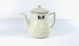 Hall Silhouette Medallion lidded Coffee pot